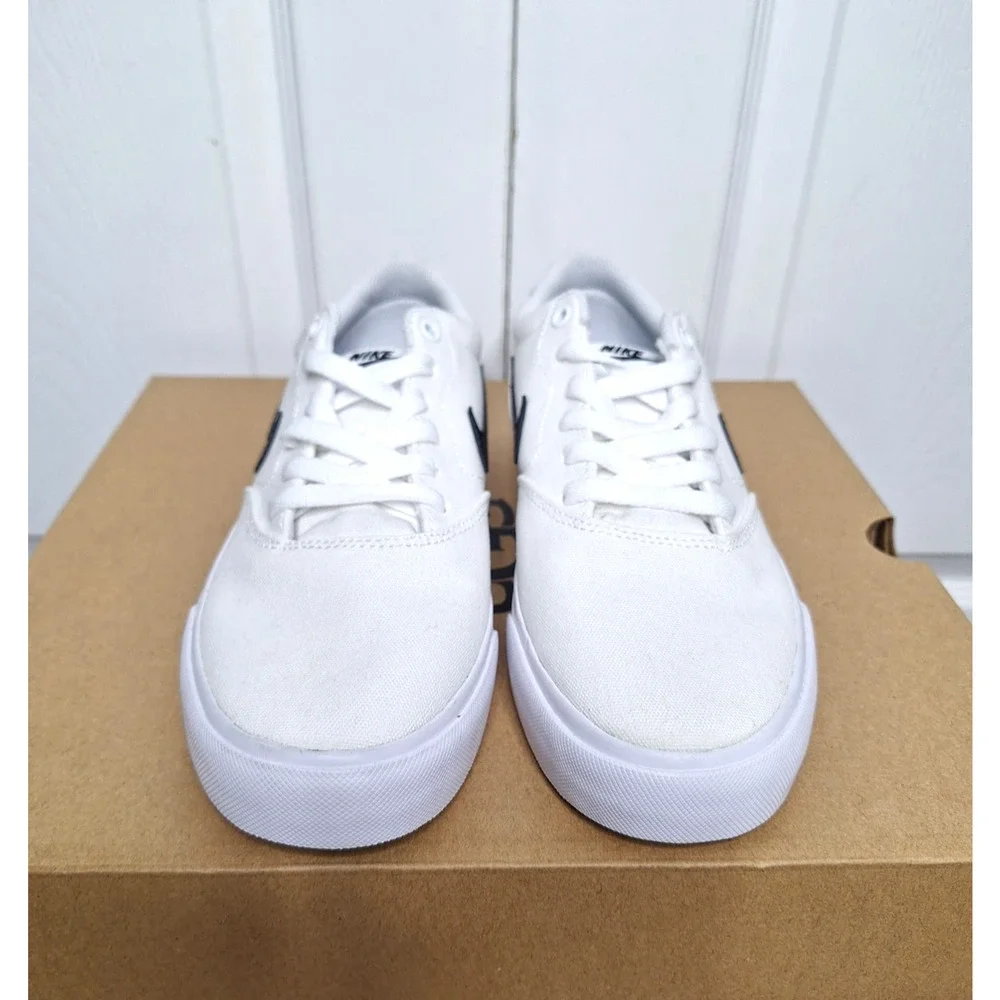 Nike Charge CNVS Canvas White Black IM4398-101 size 8 Women's No Box